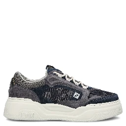 logo-embossed sneakers