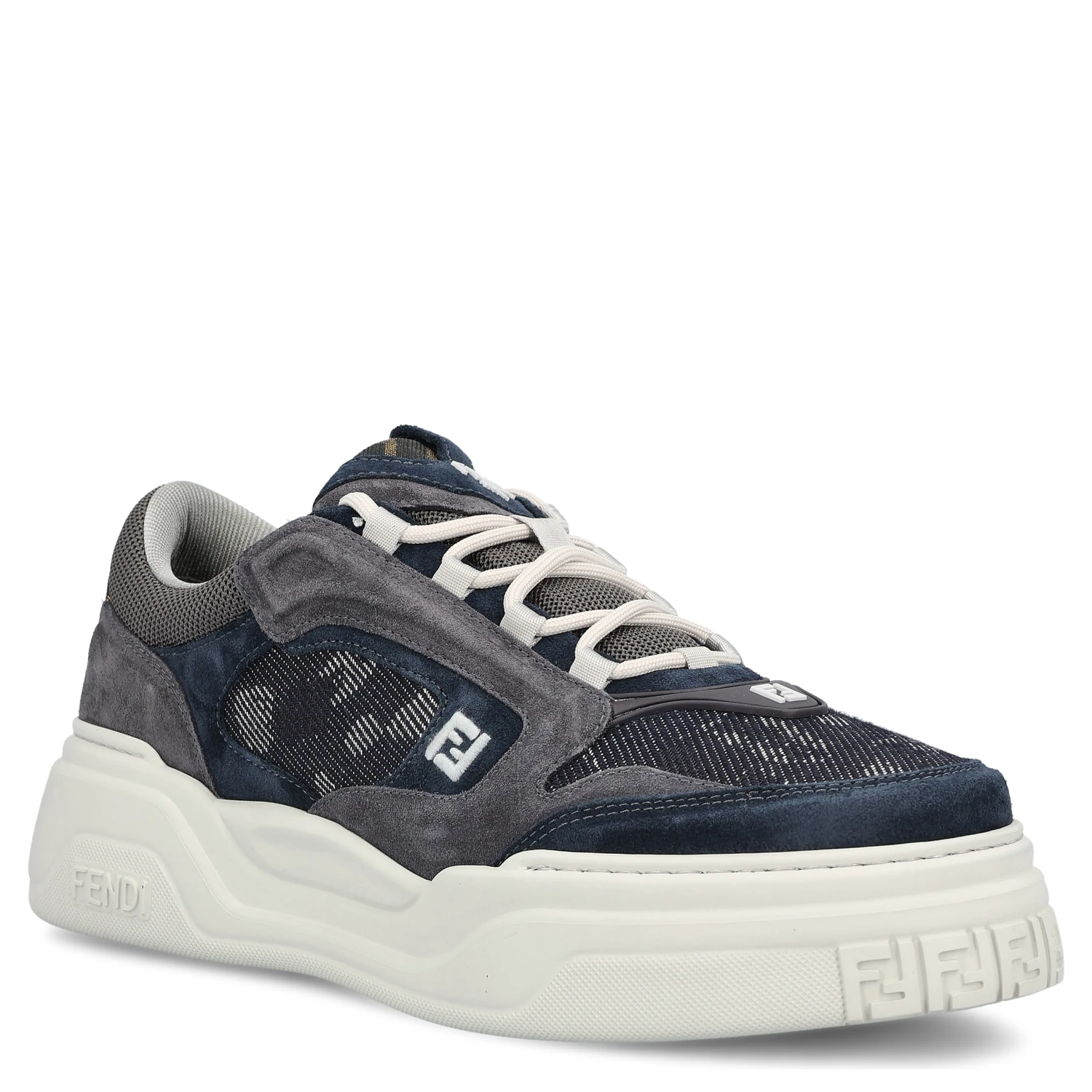 logo-embossed sneakers