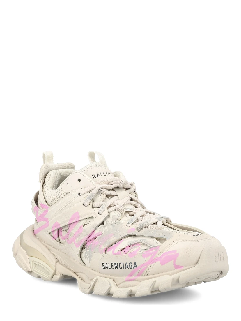 WMNS Balenciaga Track Sneaker 'White Fluo Pink'