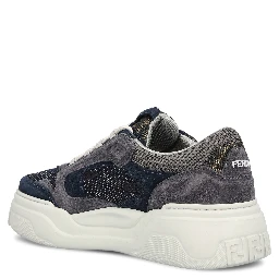 logo-embossed sneakers