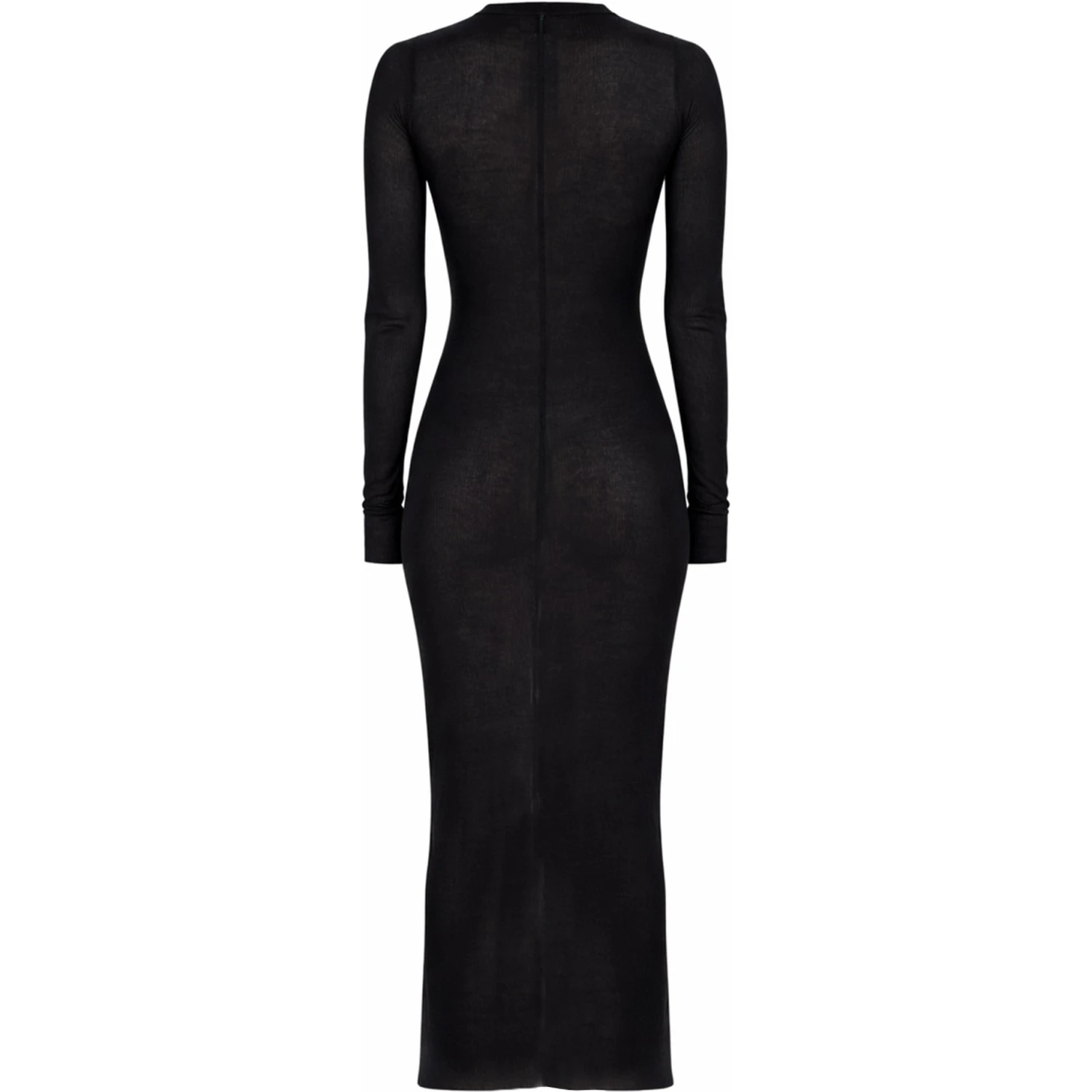 LONG-SLEEVED MIDI DRESS