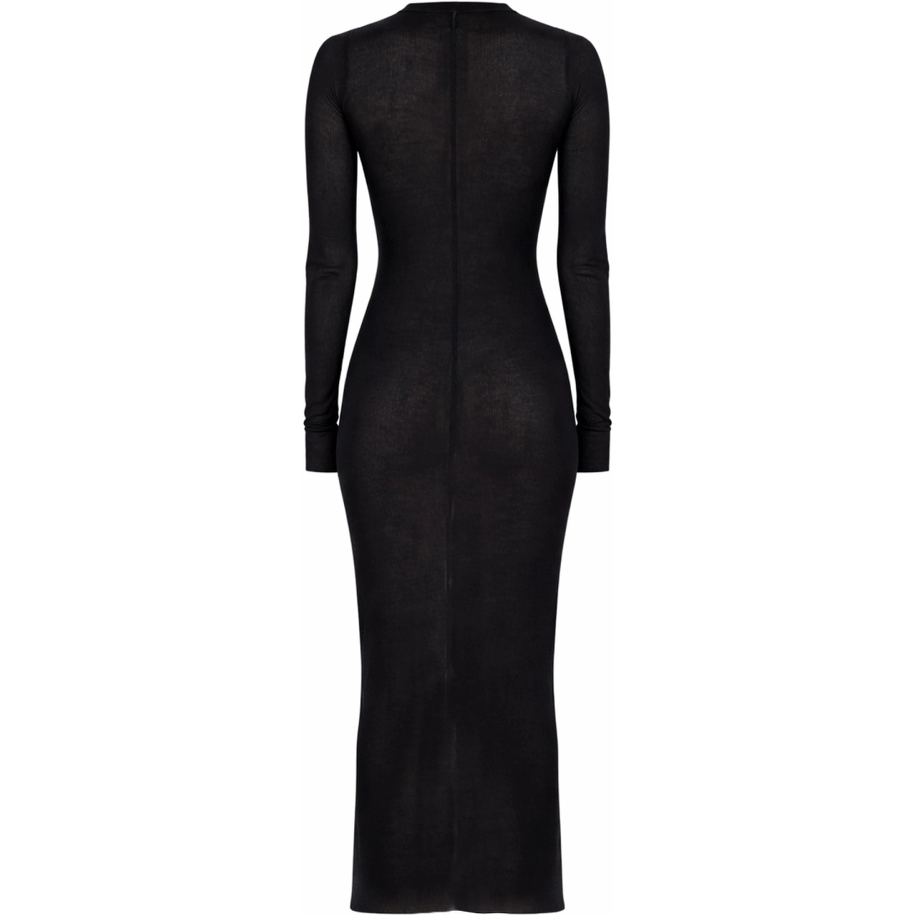 LONG-SLEEVED MIDI DRESS