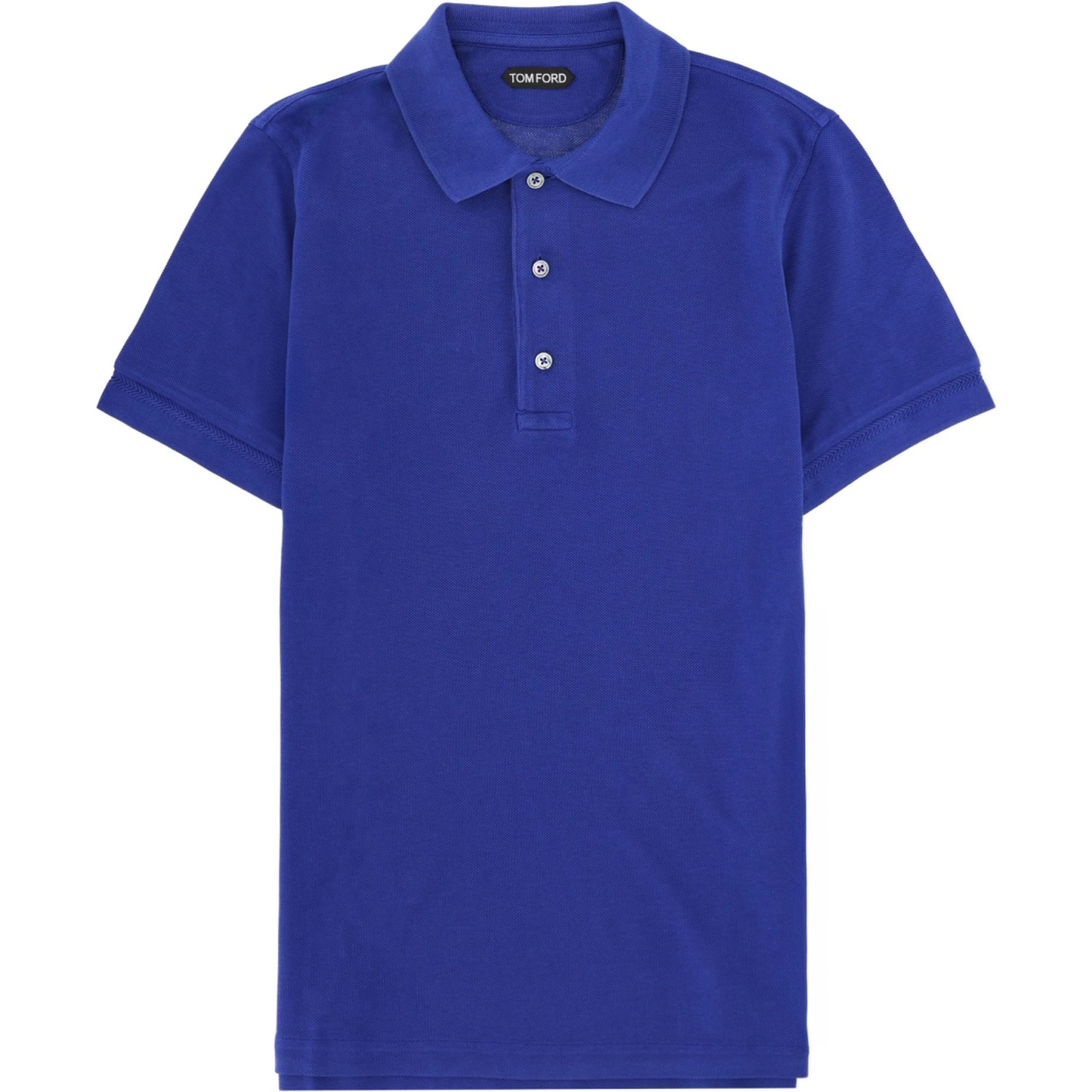 LYOCELL AND COTTON POLO SHIRT
