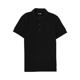 LYOCELL AND COTTON POLO SHIRT