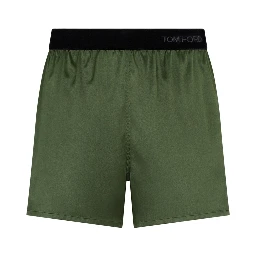 SILK PAJAMA SHORTS
