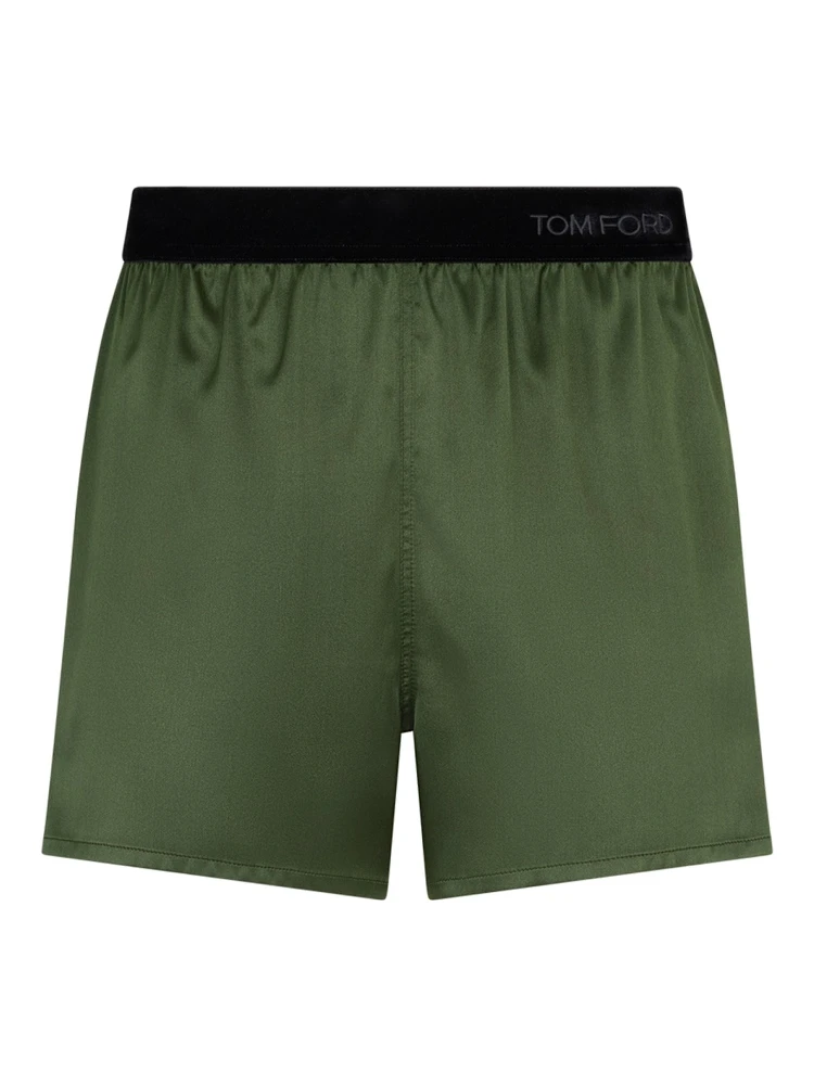SILK PAJAMA SHORTS