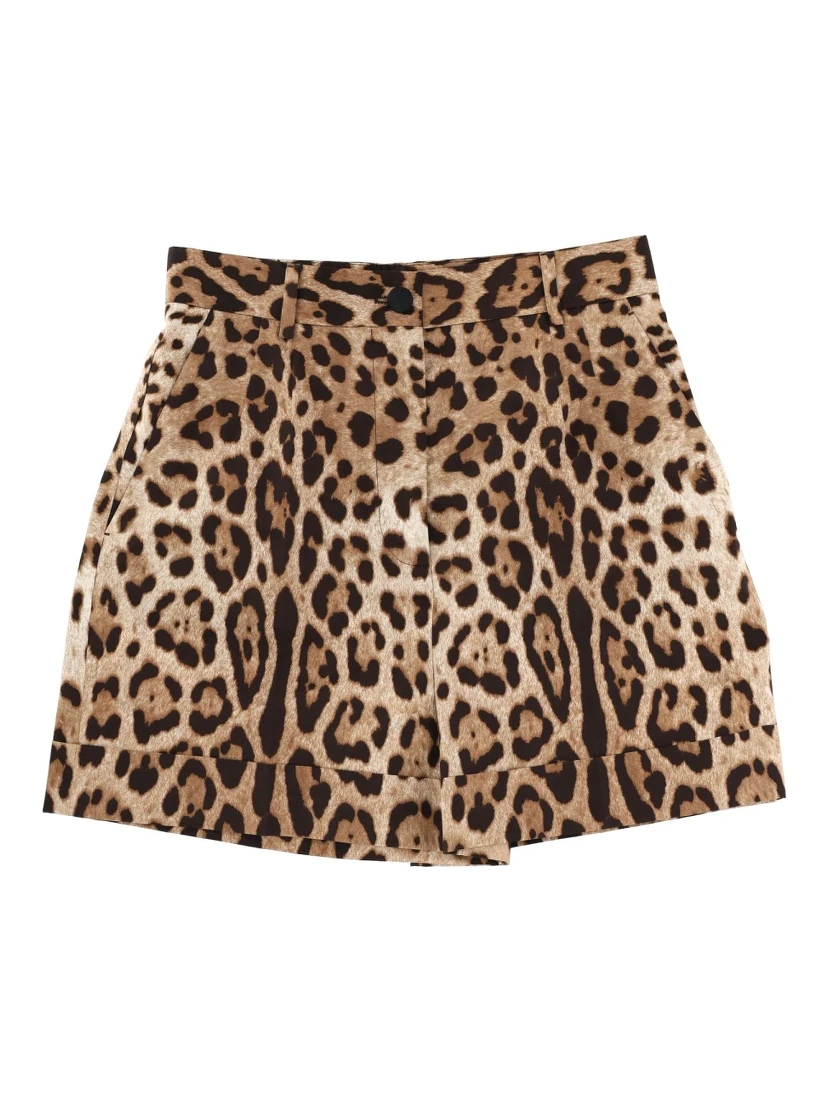 LEOPARD PRINT SHORTS