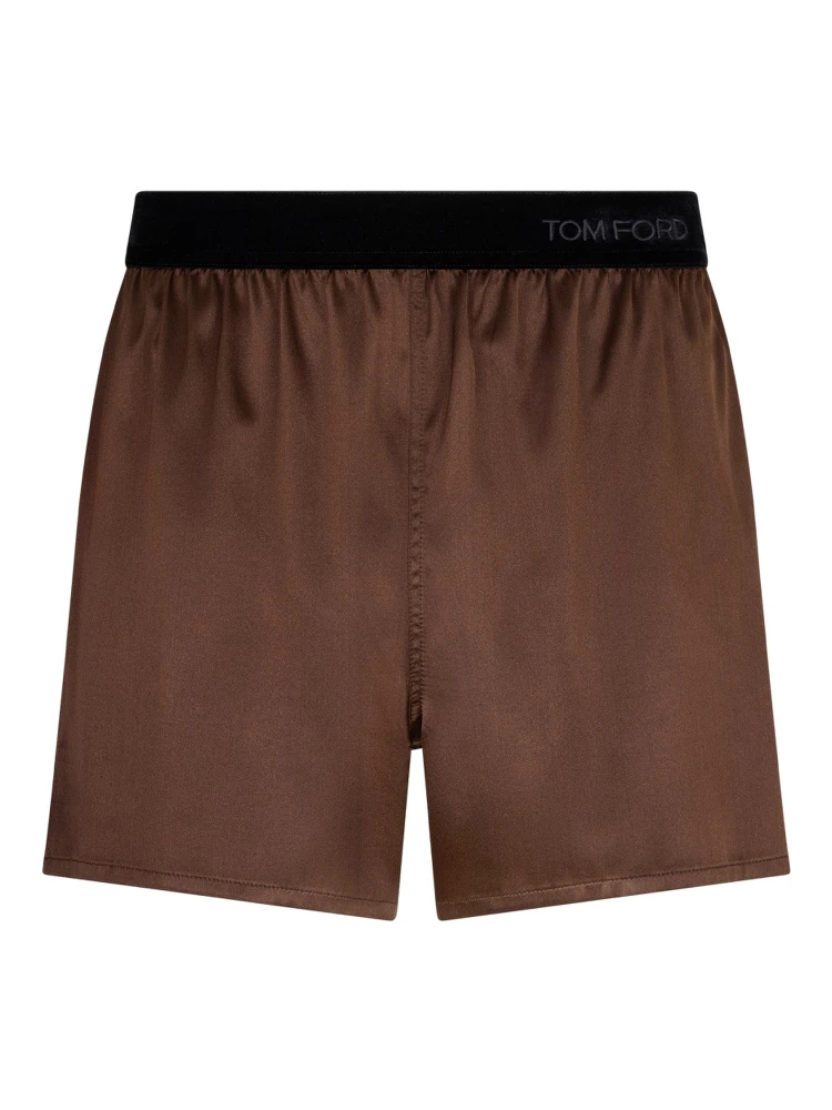 SILK PAJAMA SHORTS
