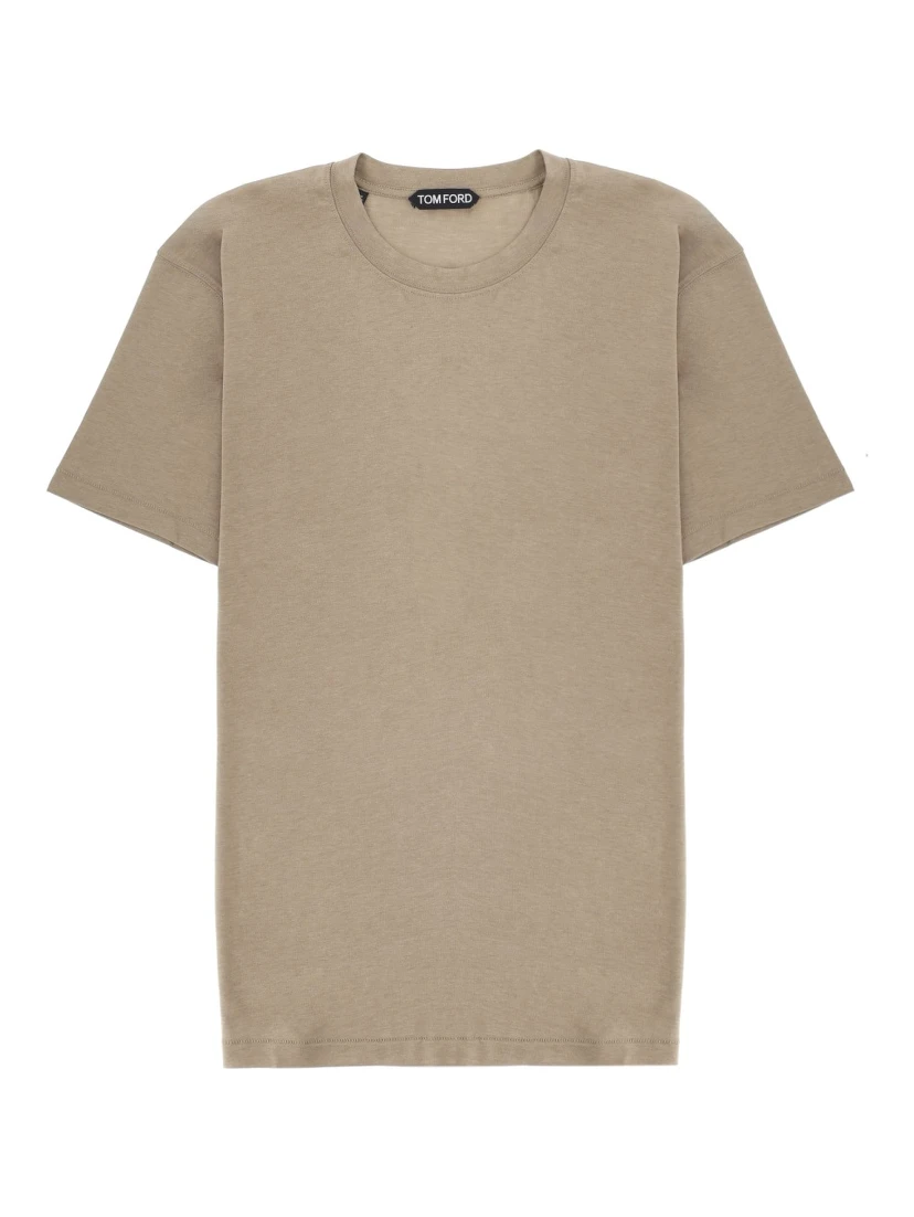 LYOCELL AND COTTON T-SHIRT