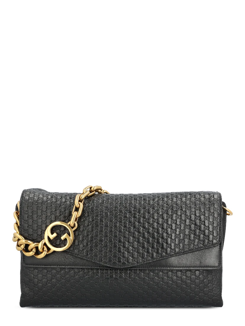 Large chain-link shoulder bag