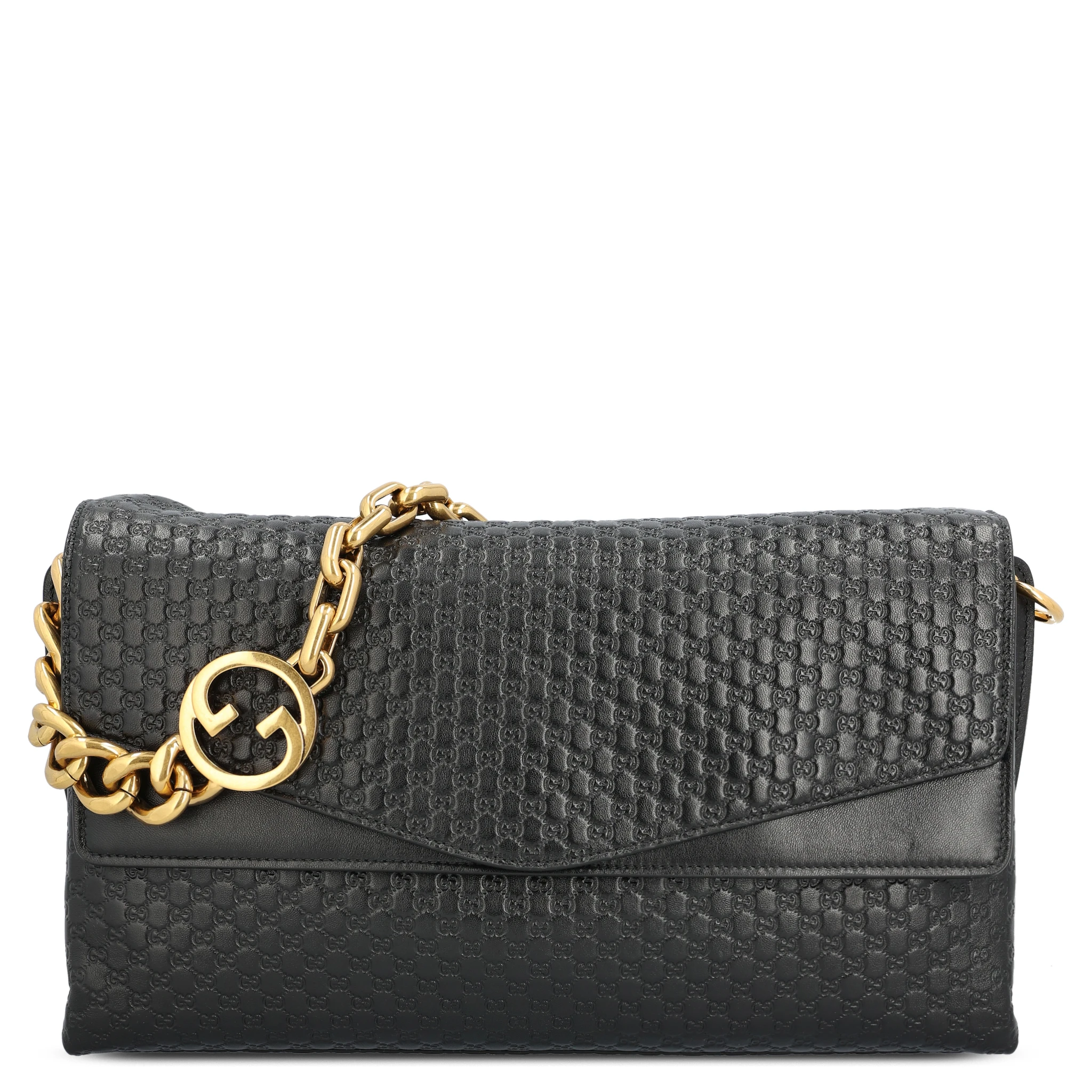 Large chain-link shoulder bag