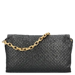Large chain-link shoulder bag