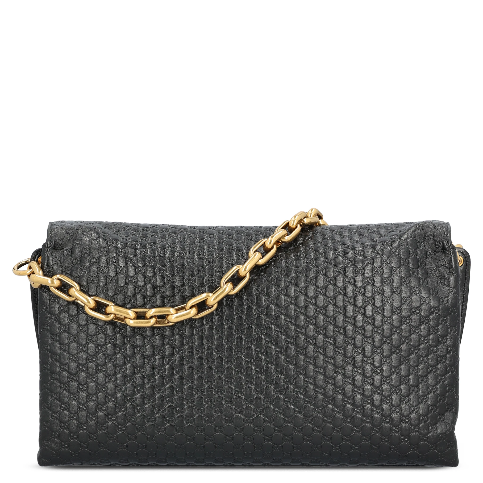 Large chain-link shoulder bag
