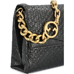 Large chain-link shoulder bag