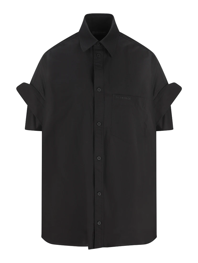 Button-up Embroidered Shirt