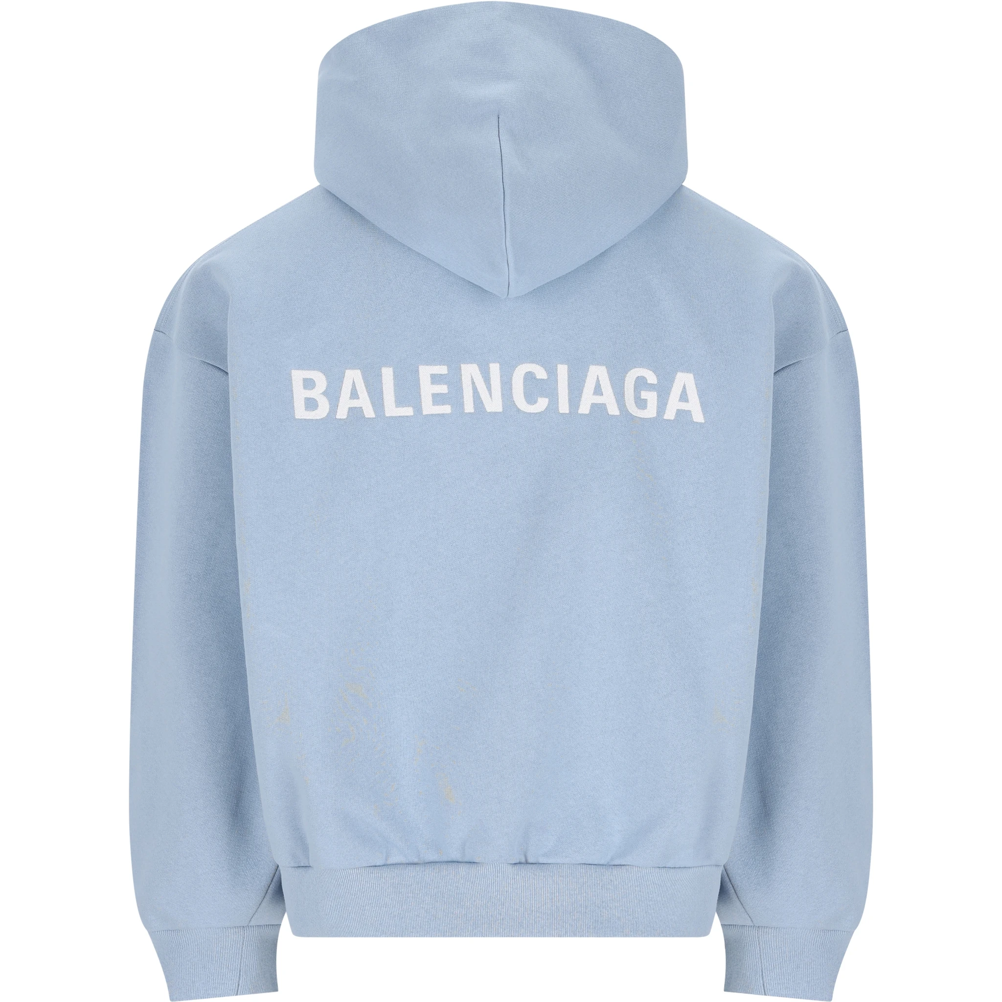 Logo-embroidered zip-up hoodie
