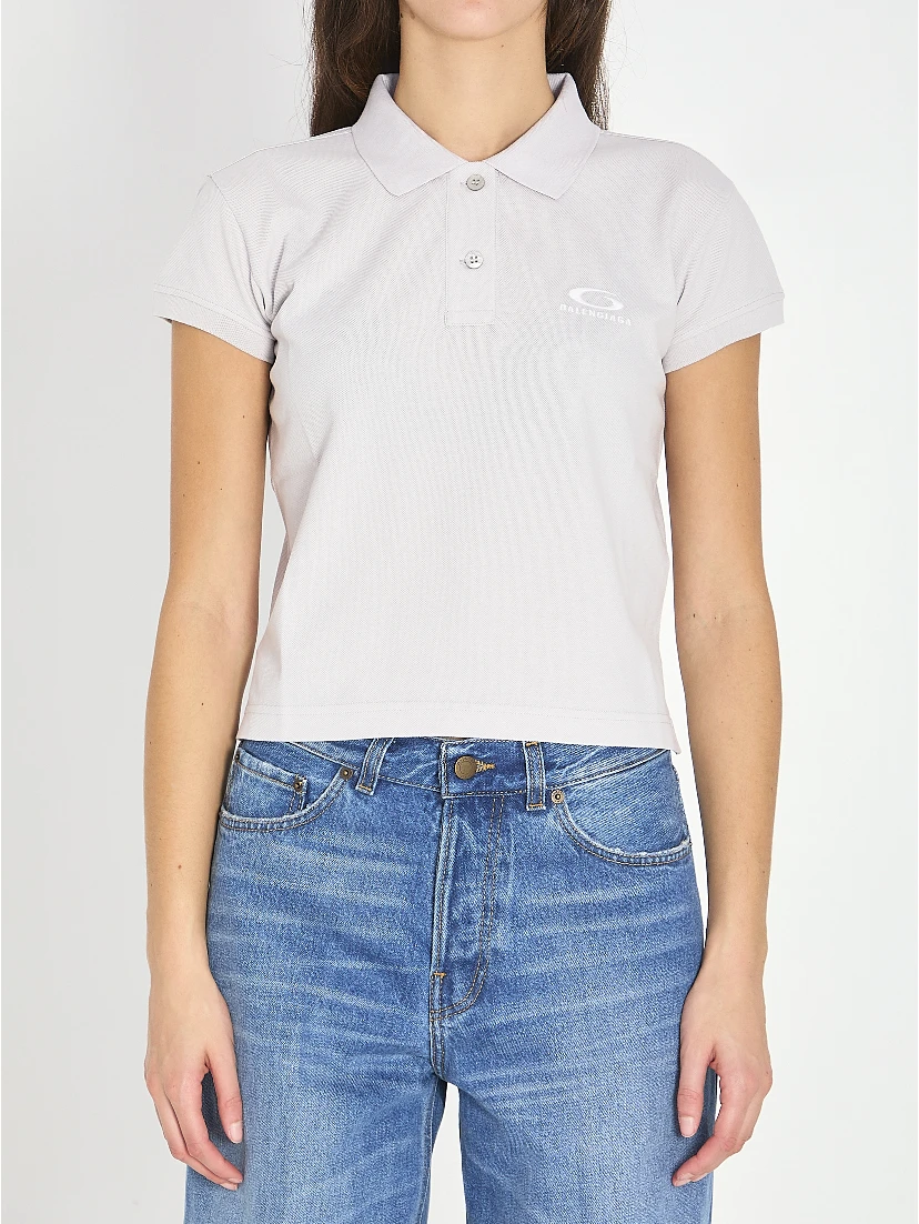 Cotton piqué polo