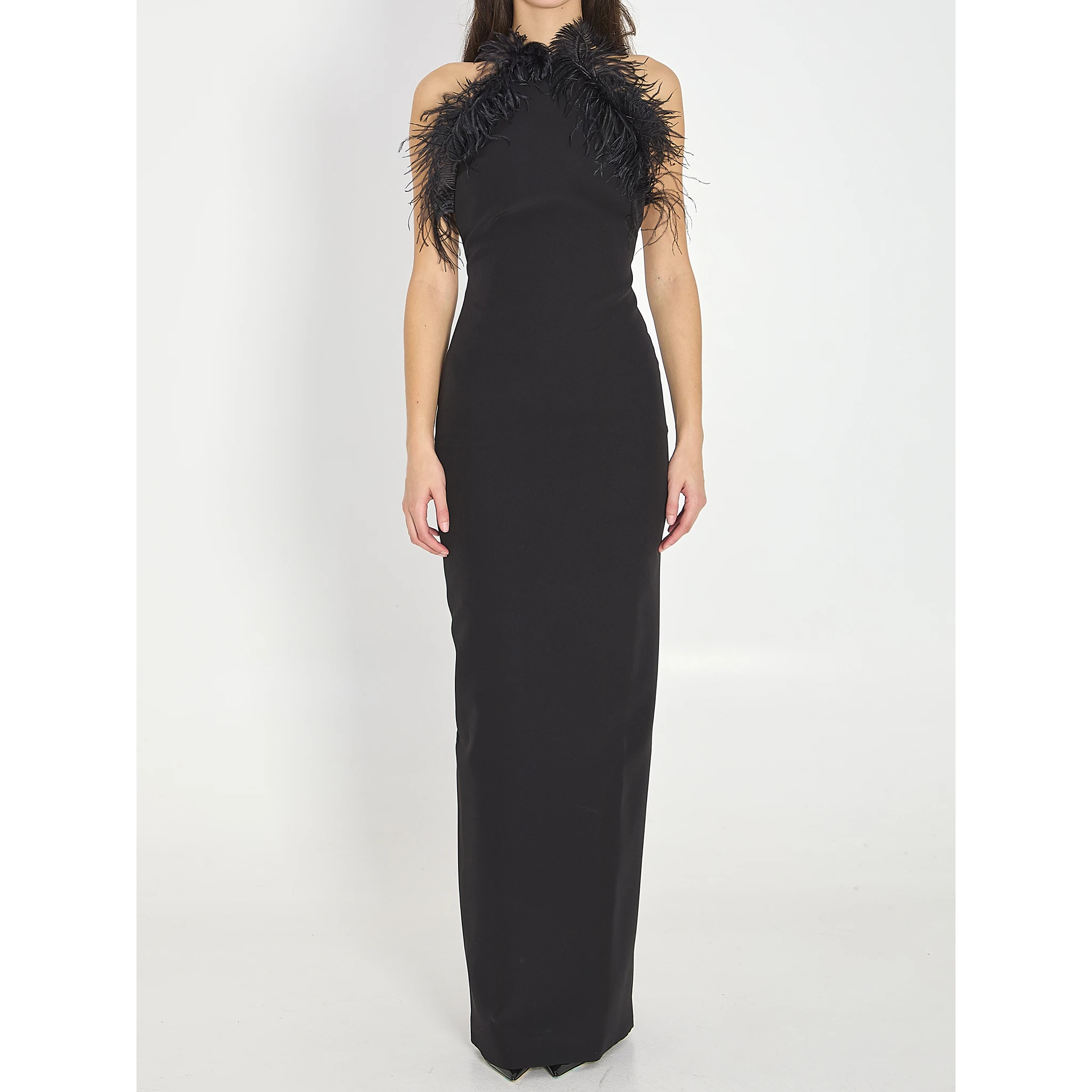 Black maxi dress