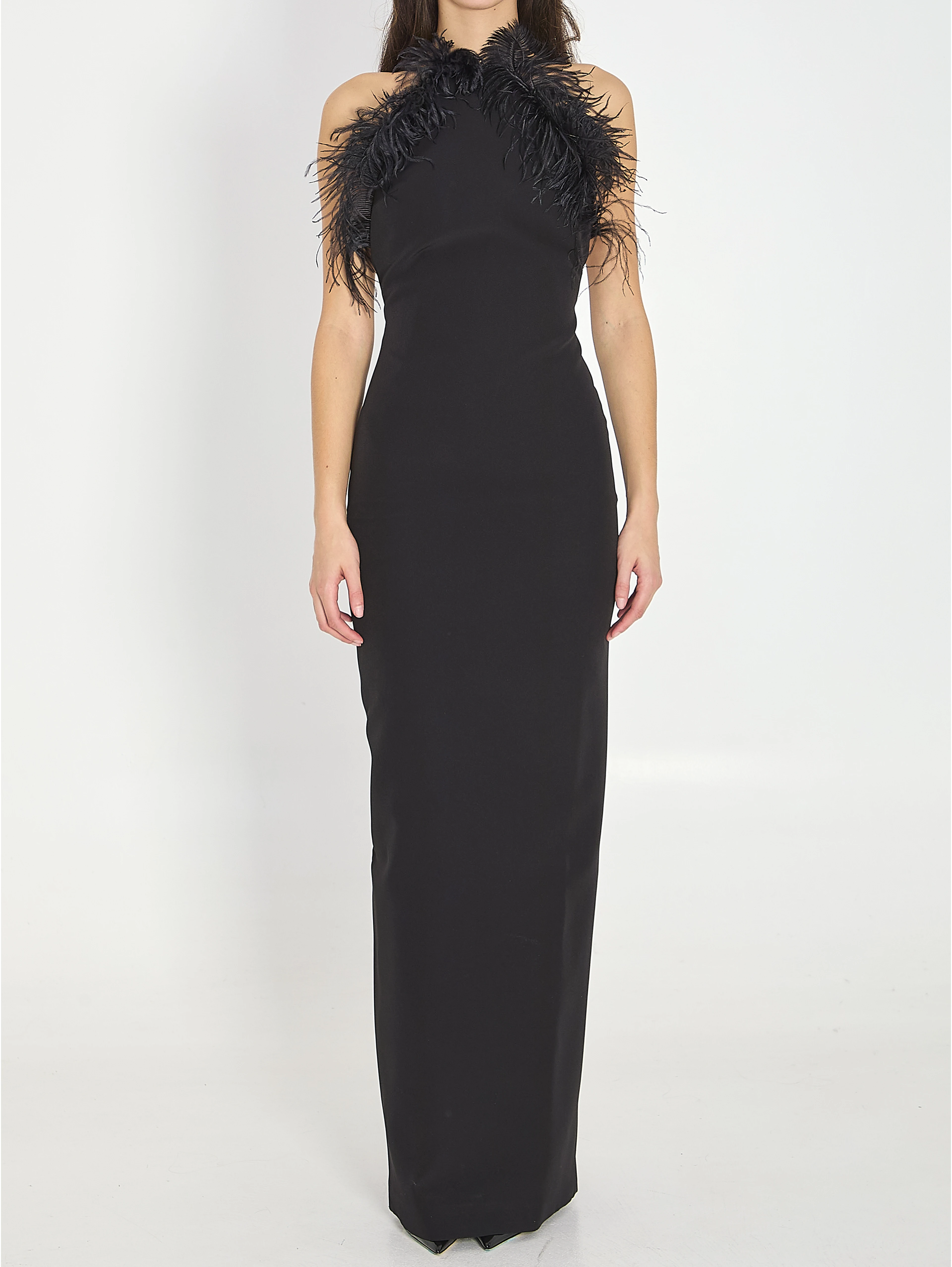 Black maxi dress
