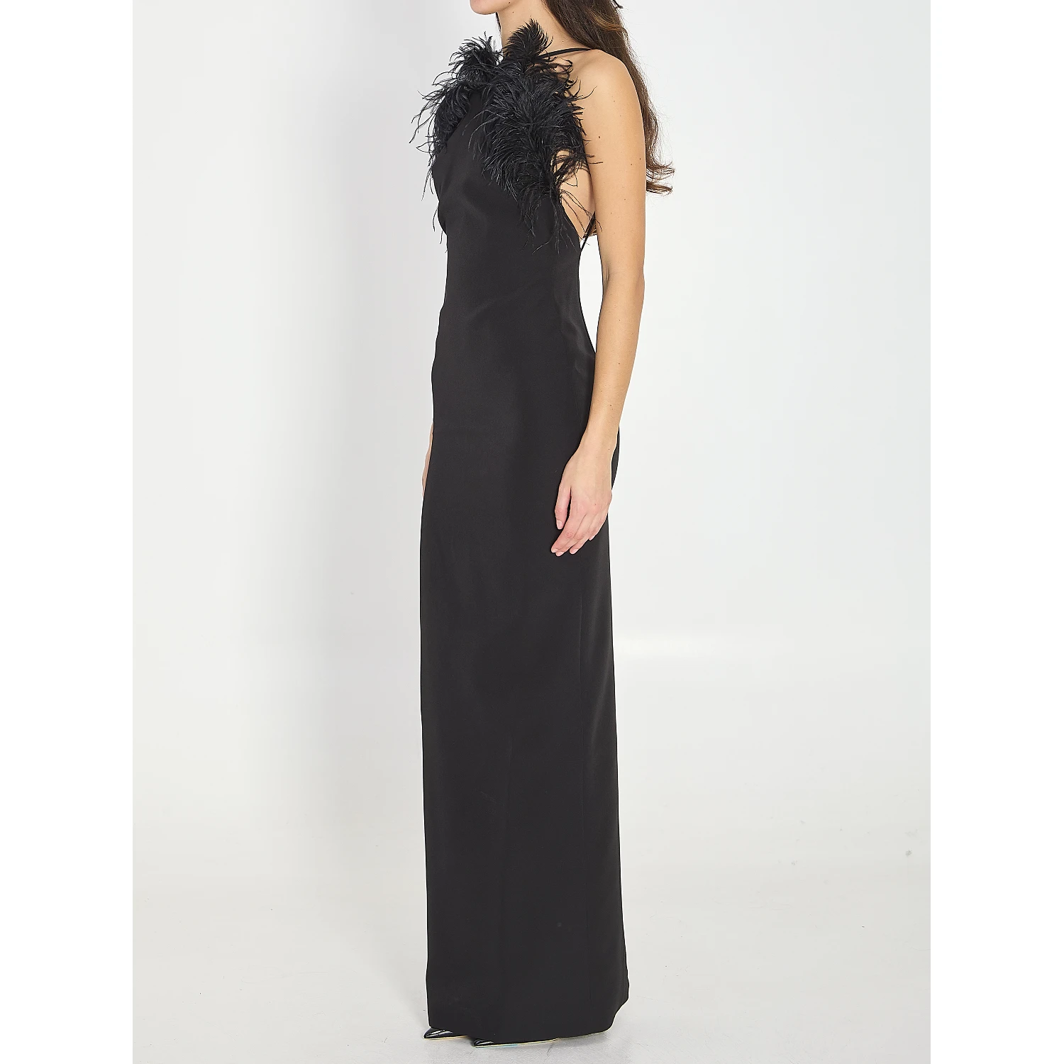 Black maxi dress