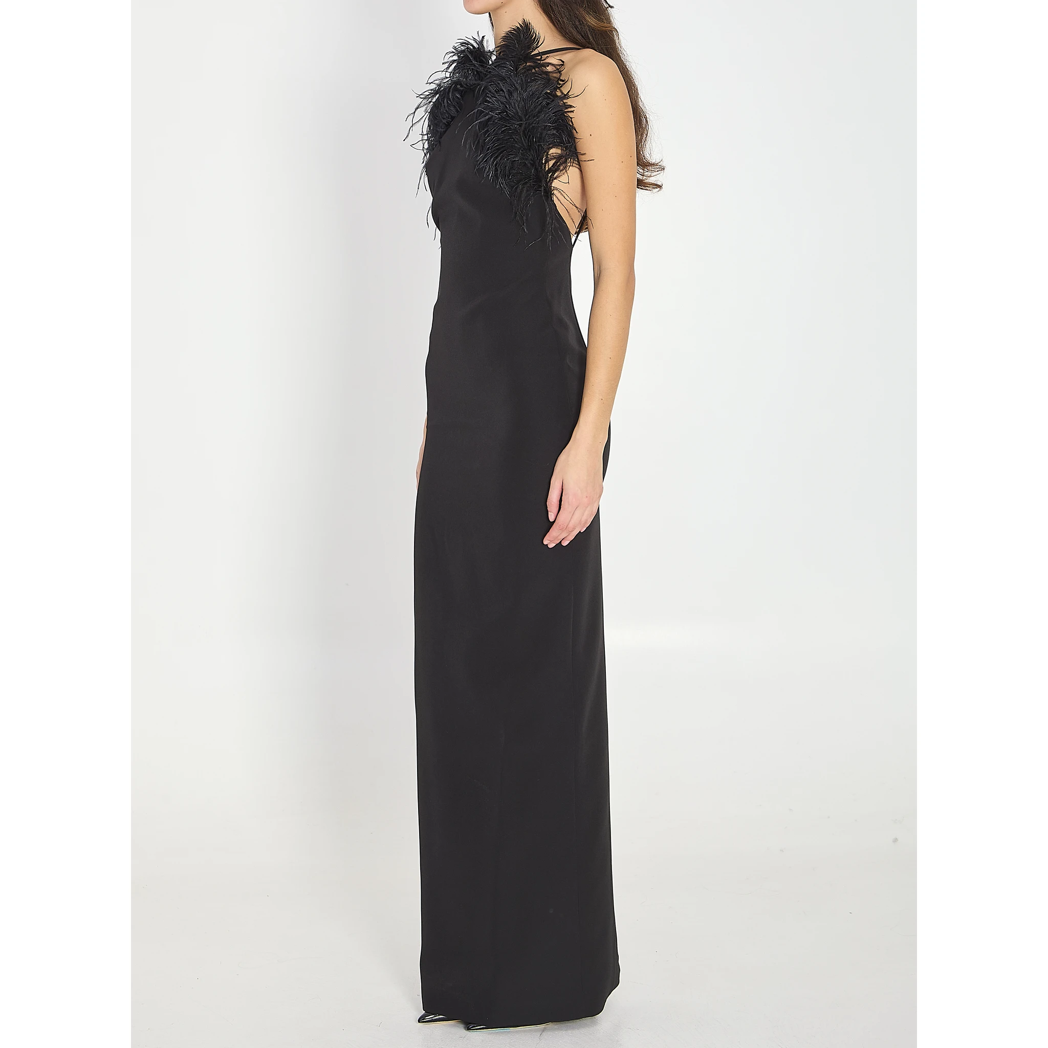 Black maxi dress