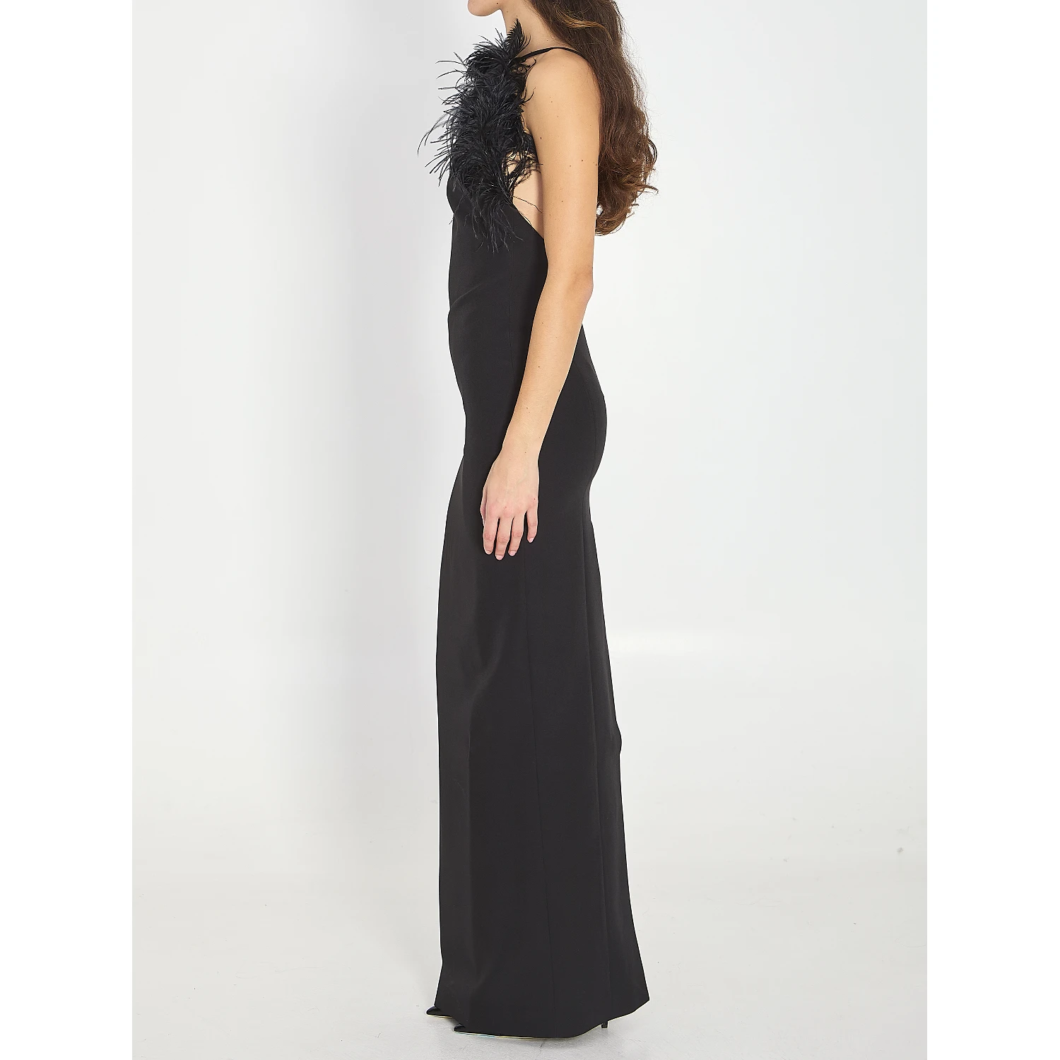 Black maxi dress