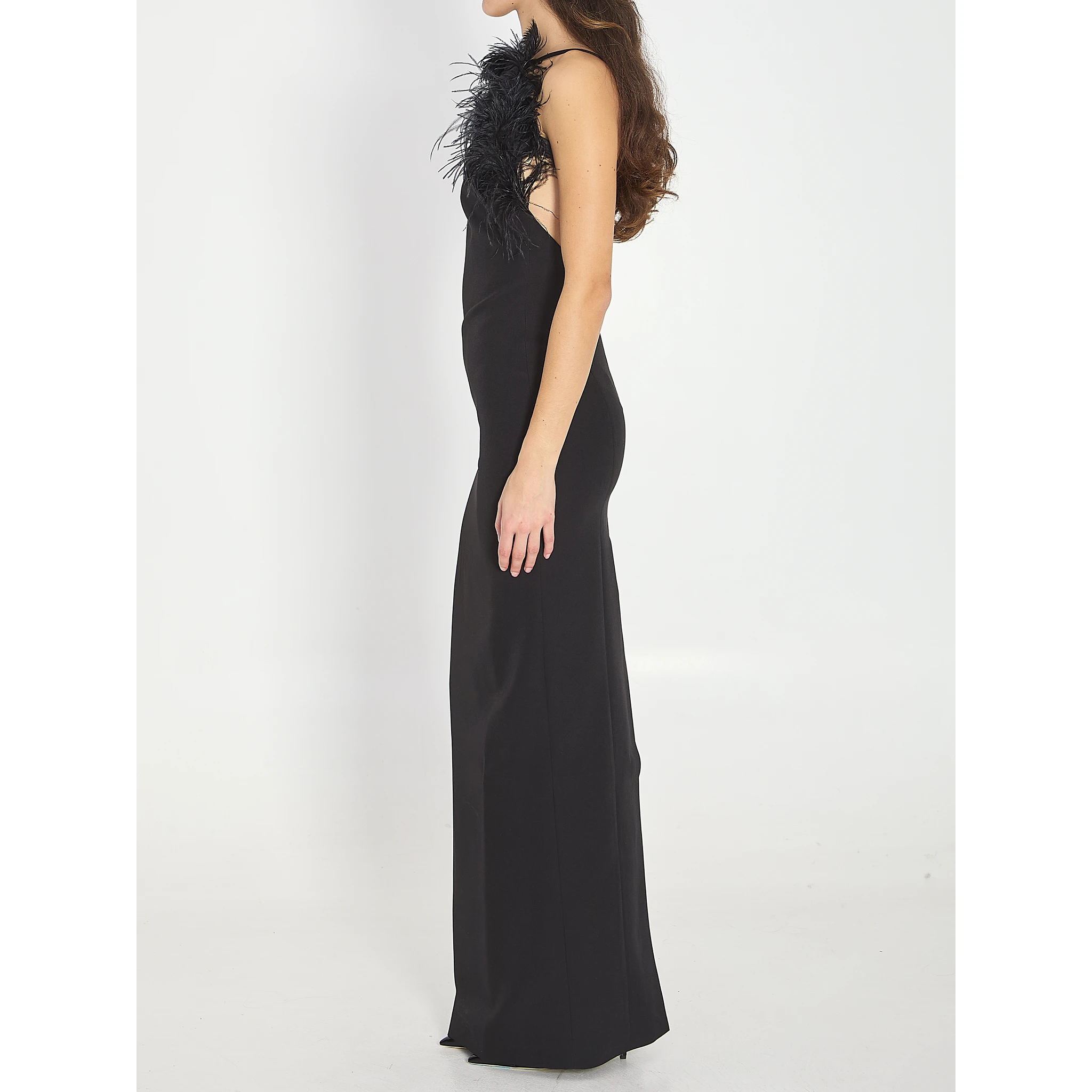 Black maxi dress