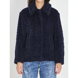 Cropped Teddy coat