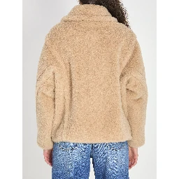 Cropped Teddy coat