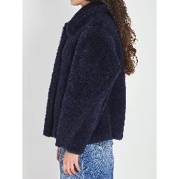 Cropped Teddy coat