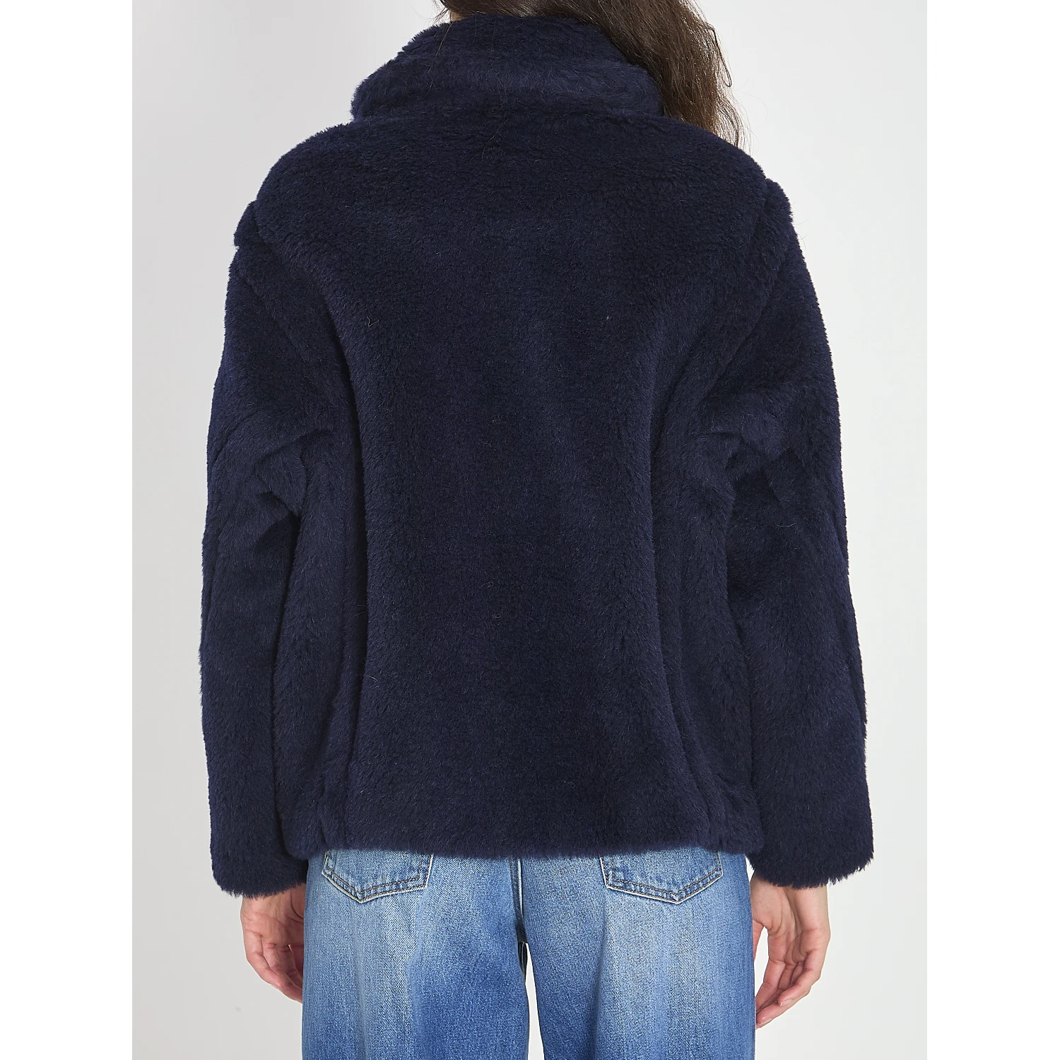 Cropped Teddy coat