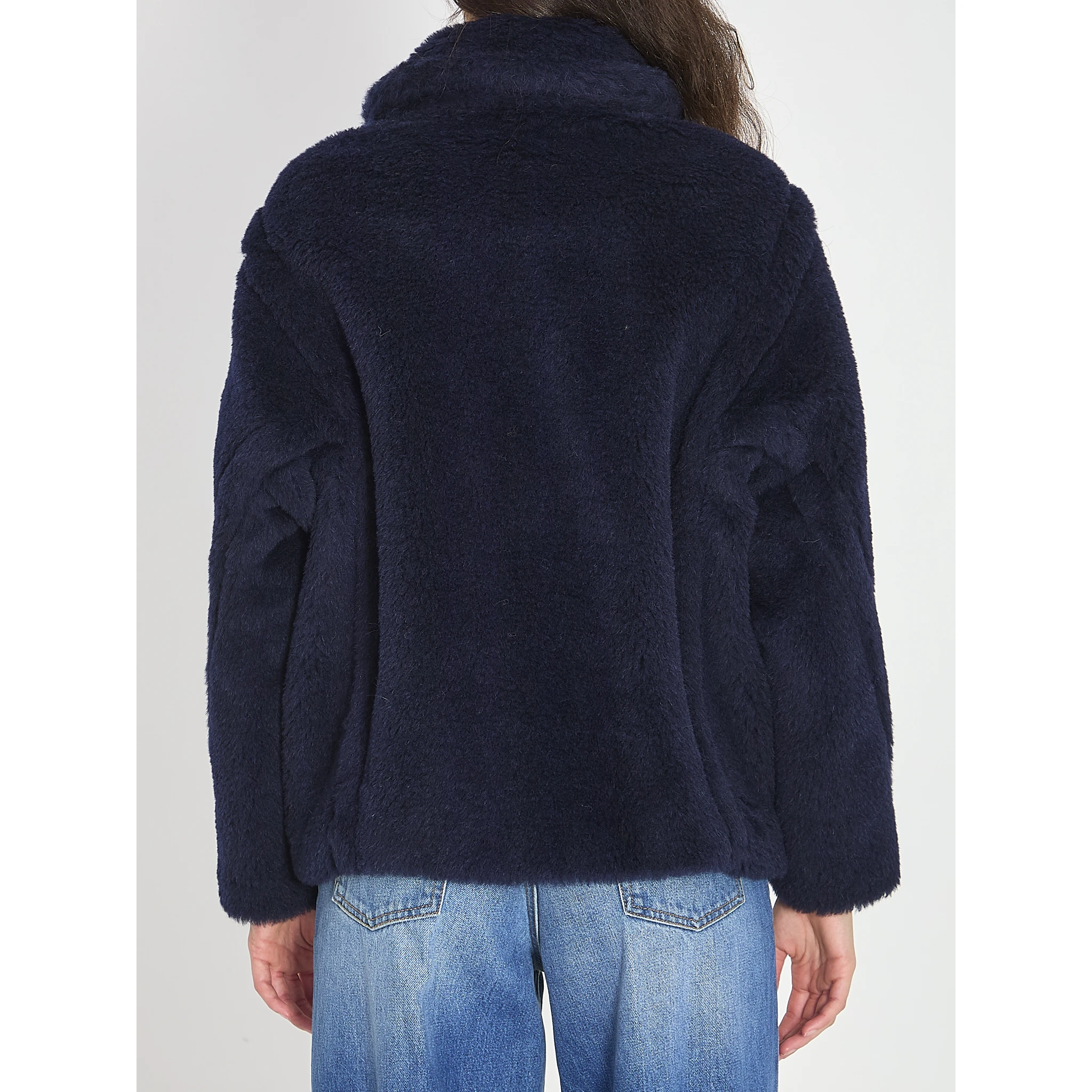 Cropped Teddy coat