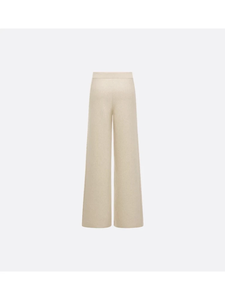 Wide leg pants in cashmere alternative