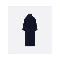 Long coat in virgin wool