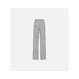 Wide leg pants in cashmere