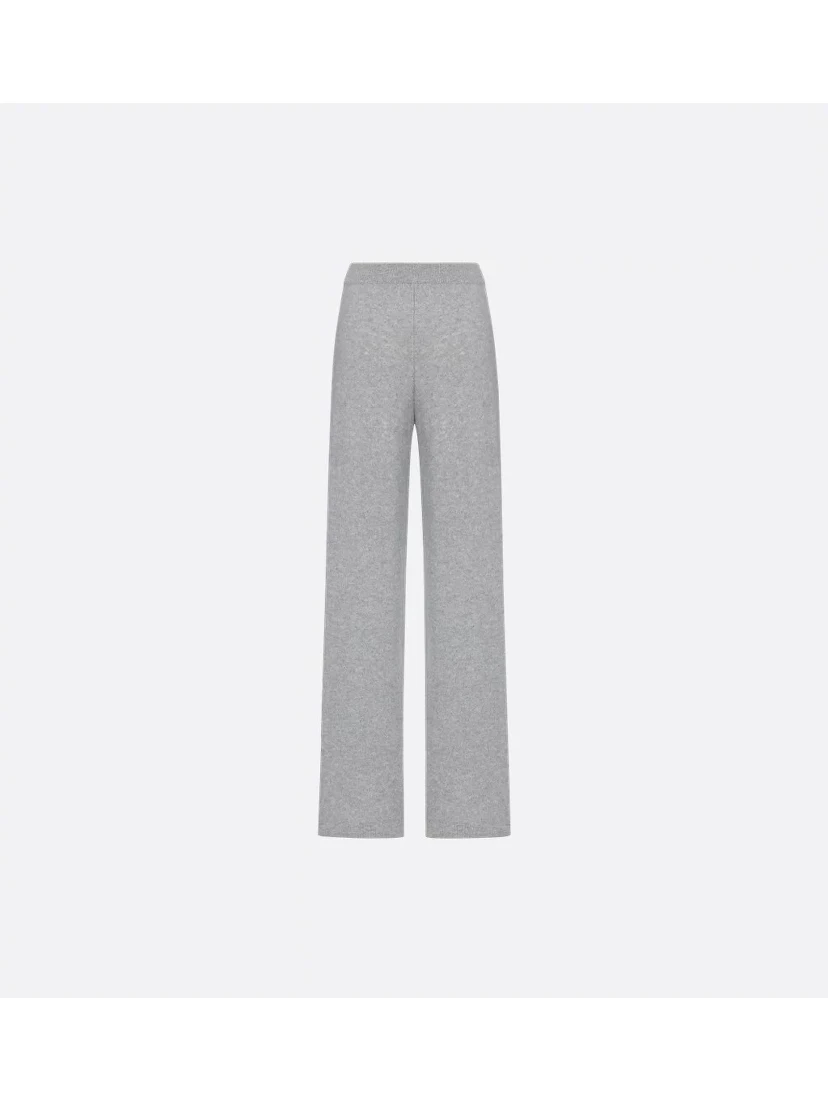 Wide leg pants in cashmere