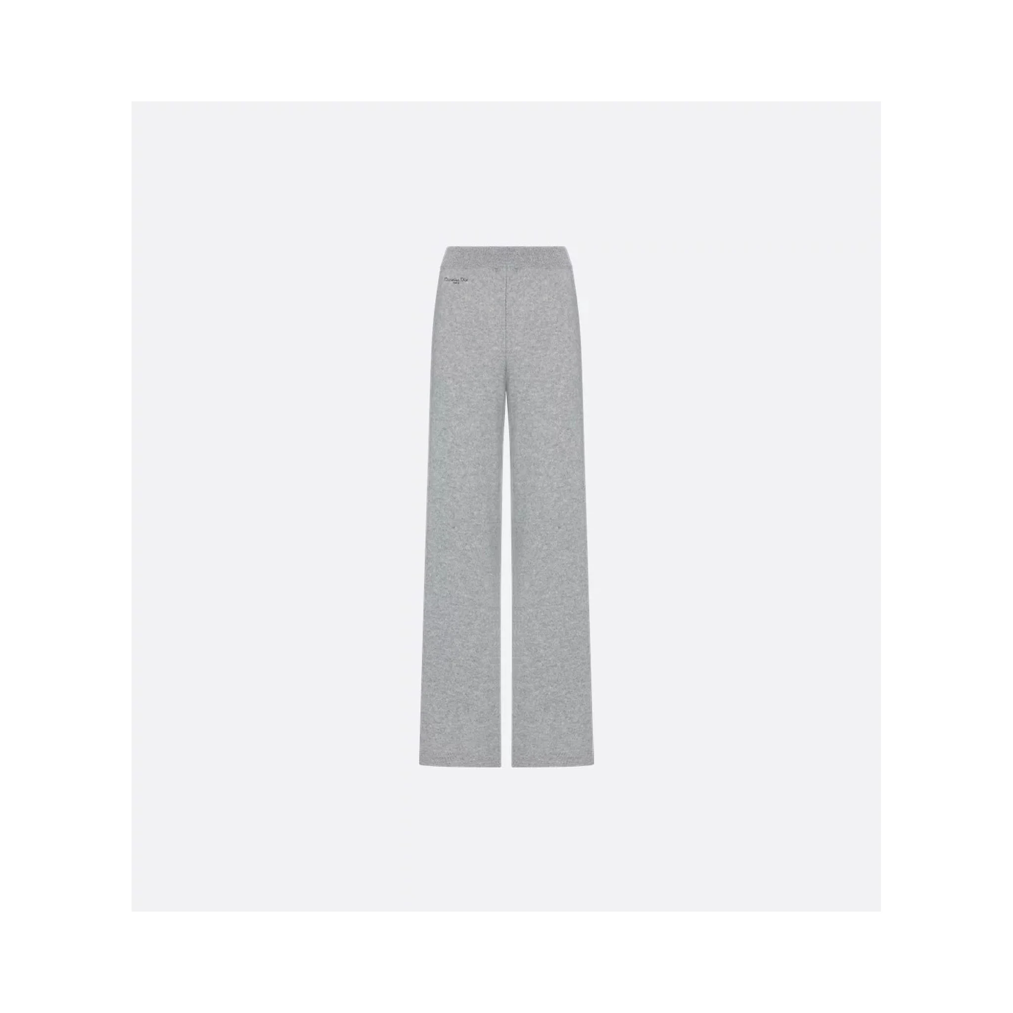 Wide leg pants in cashmere