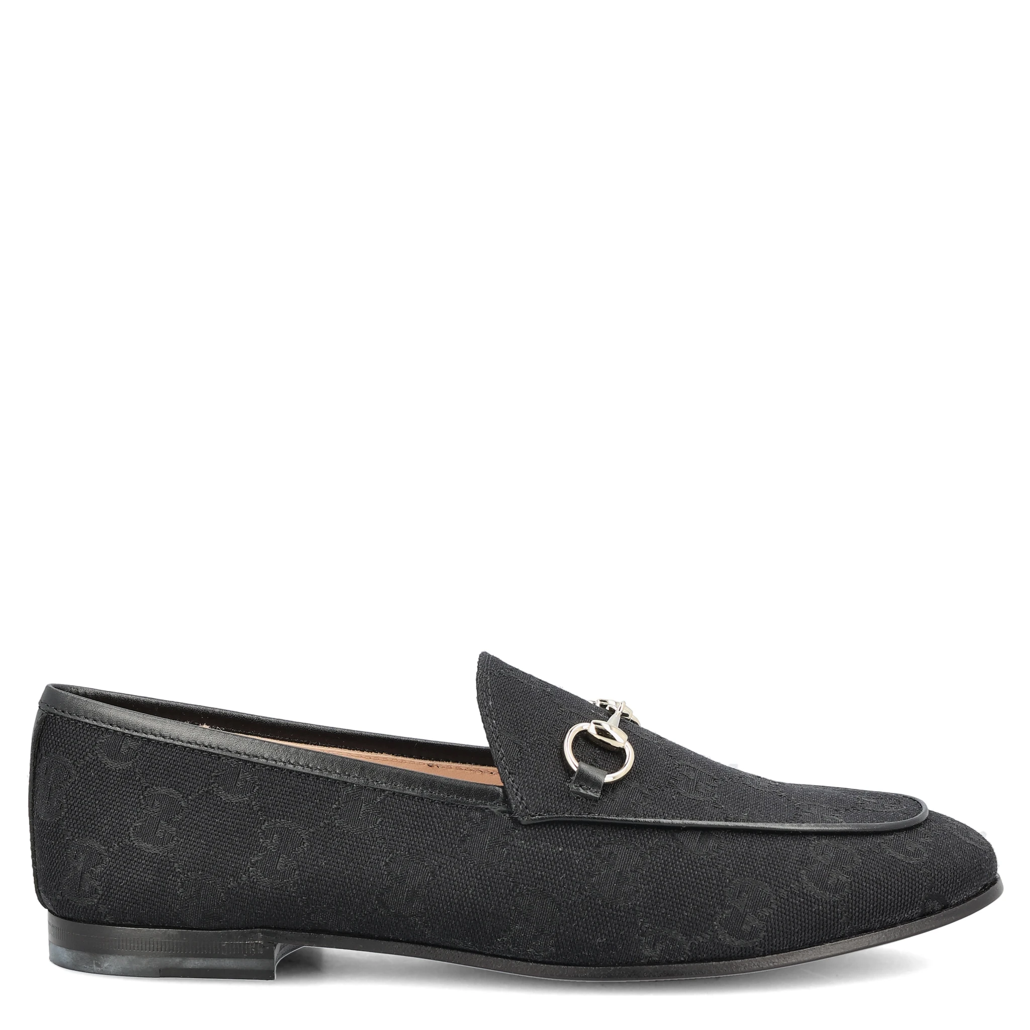 حذاء غوتشي مسطح أسود