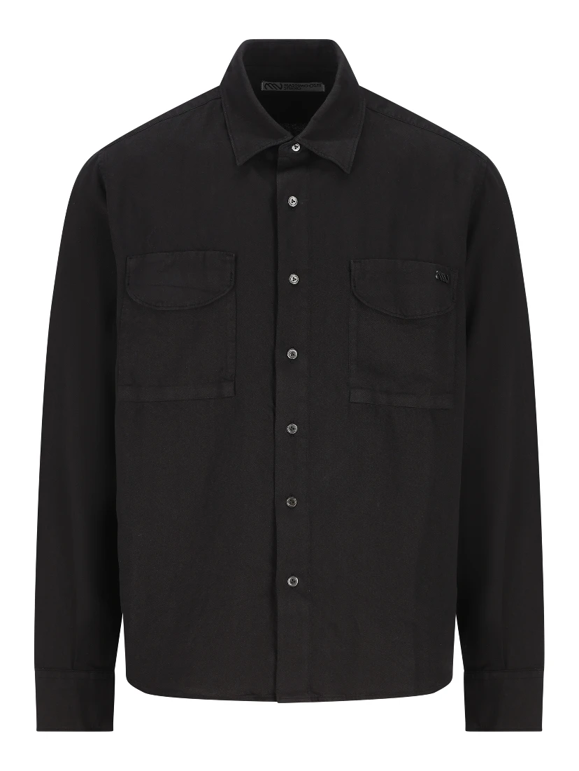 MASSIMO OSTI STUDIO Shirts Black
