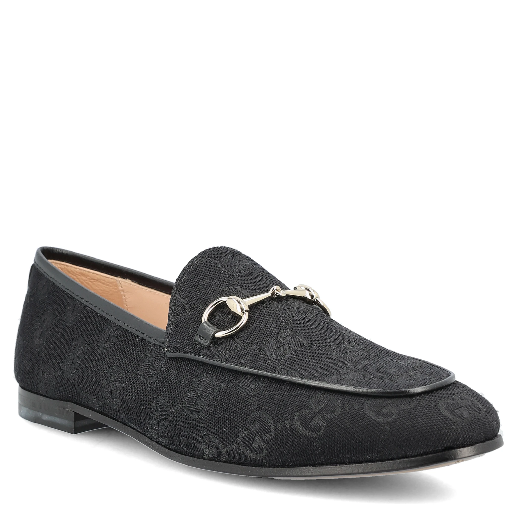 حذاء غوتشي مسطح أسود