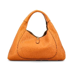 maxi Softbit grained leather shoulder bag