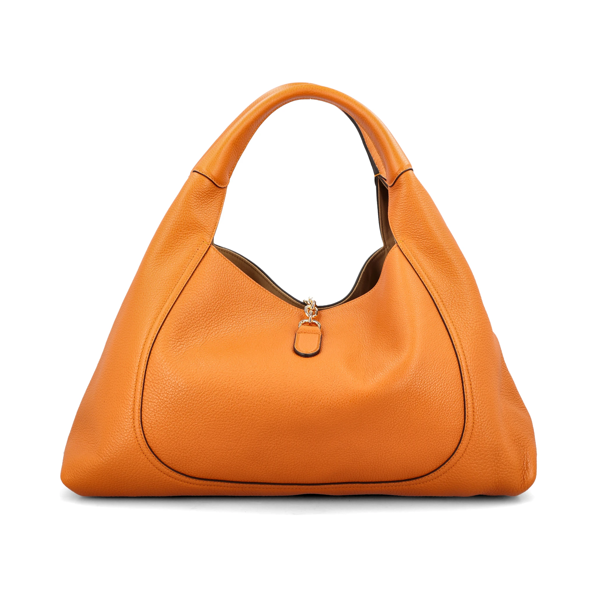 maxi Softbit grained leather shoulder bag