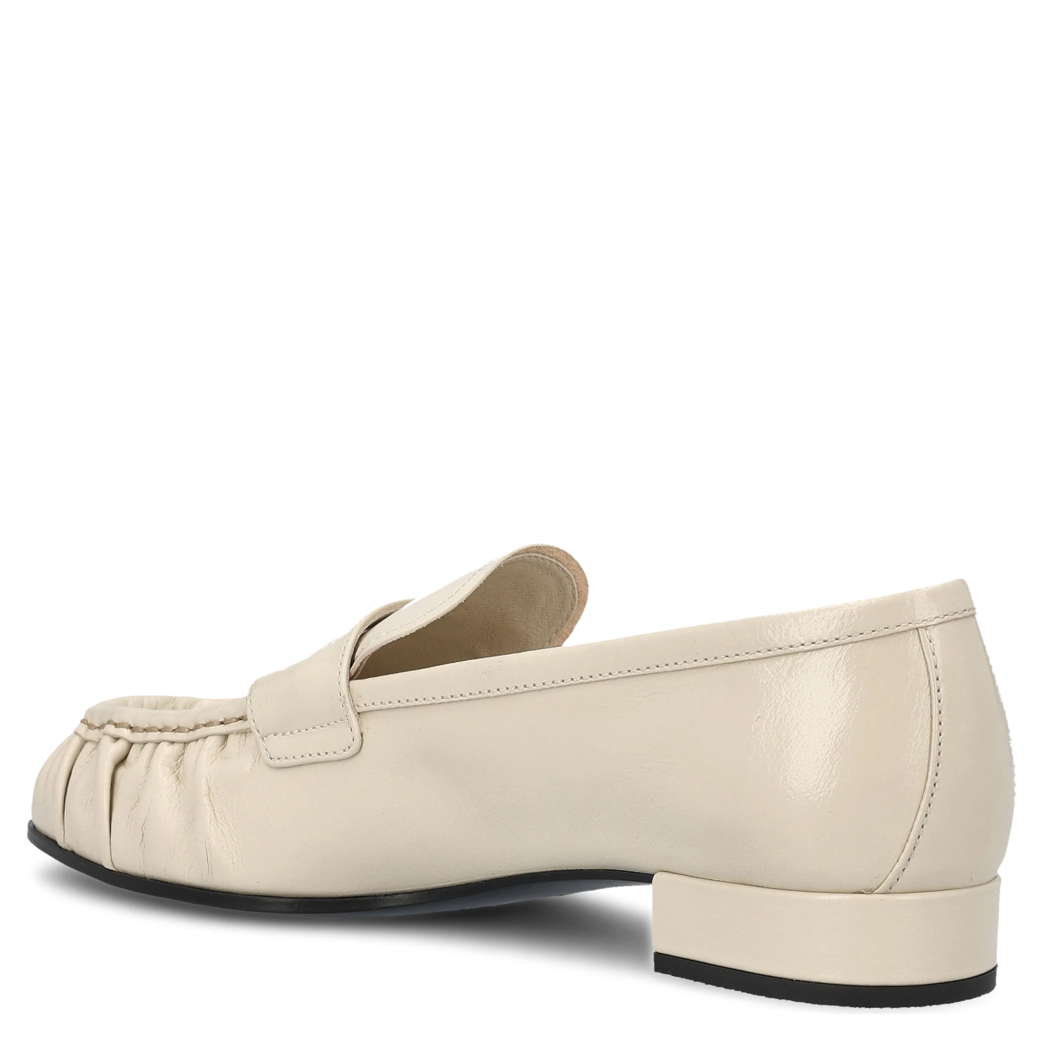 حذاء برادا مسطح بلون عاجي