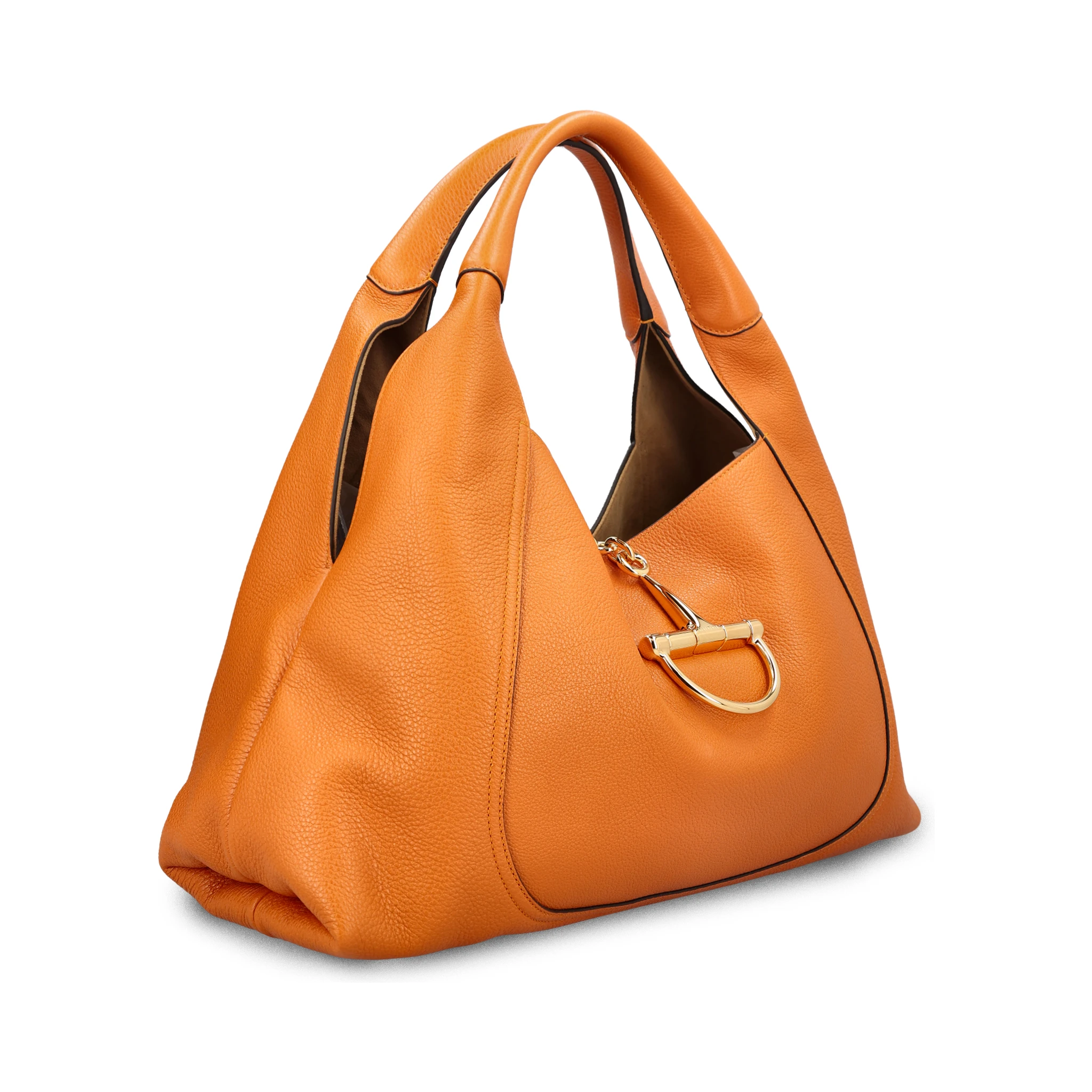 maxi Softbit grained leather shoulder bag