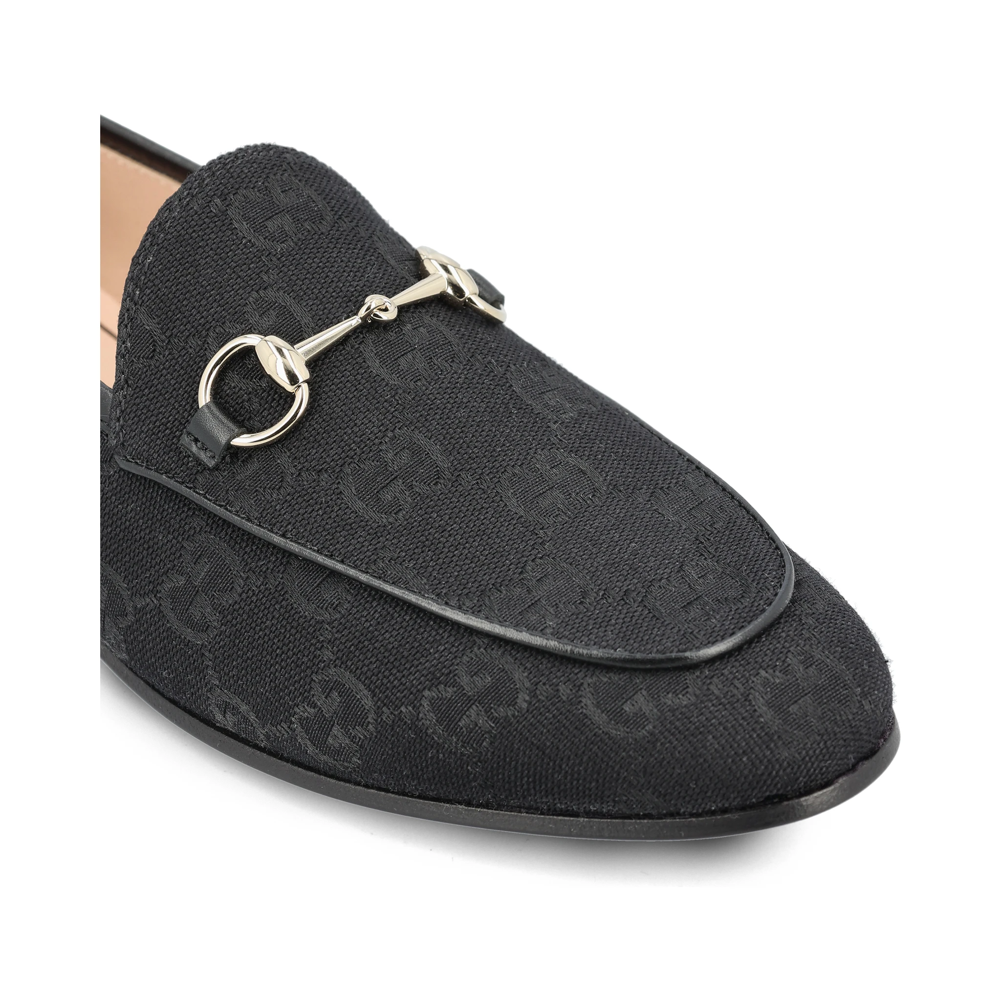 حذاء غوتشي مسطح أسود