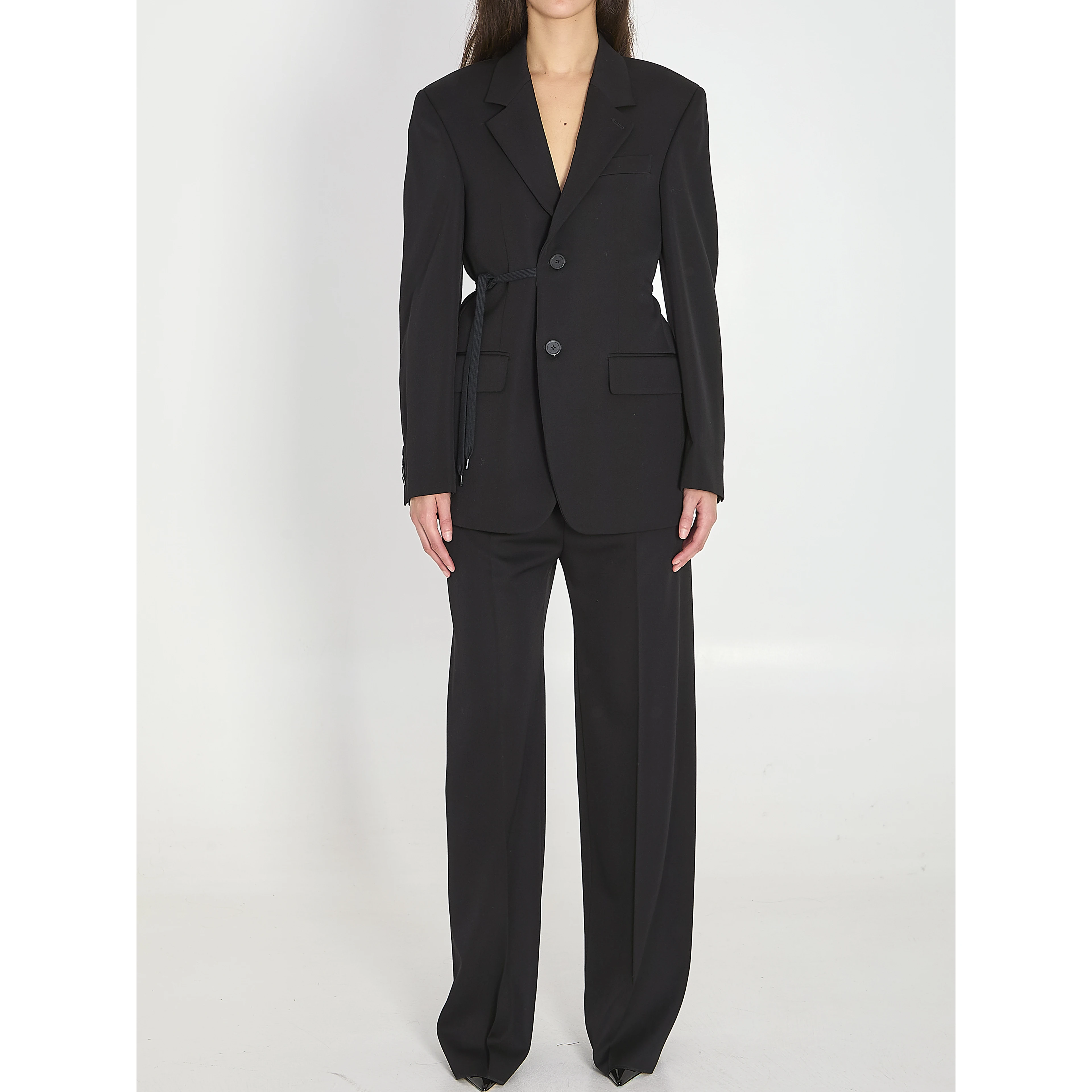 Tailored wrap jacket