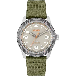Bicolor Fabric Sport Watch