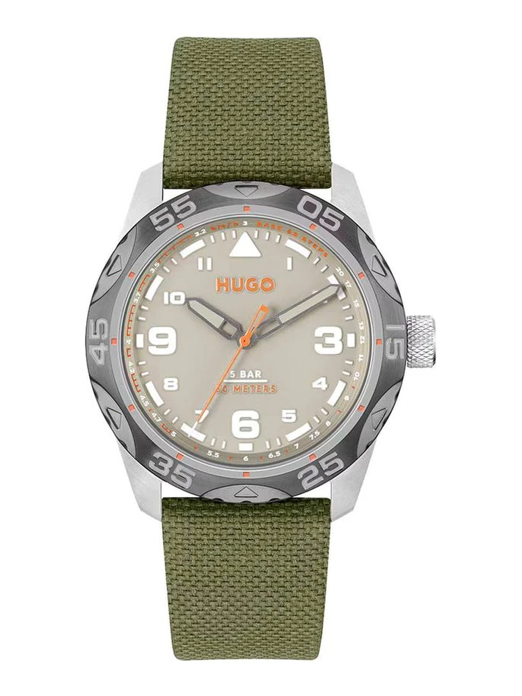 Bicolor Fabric Sport Watch