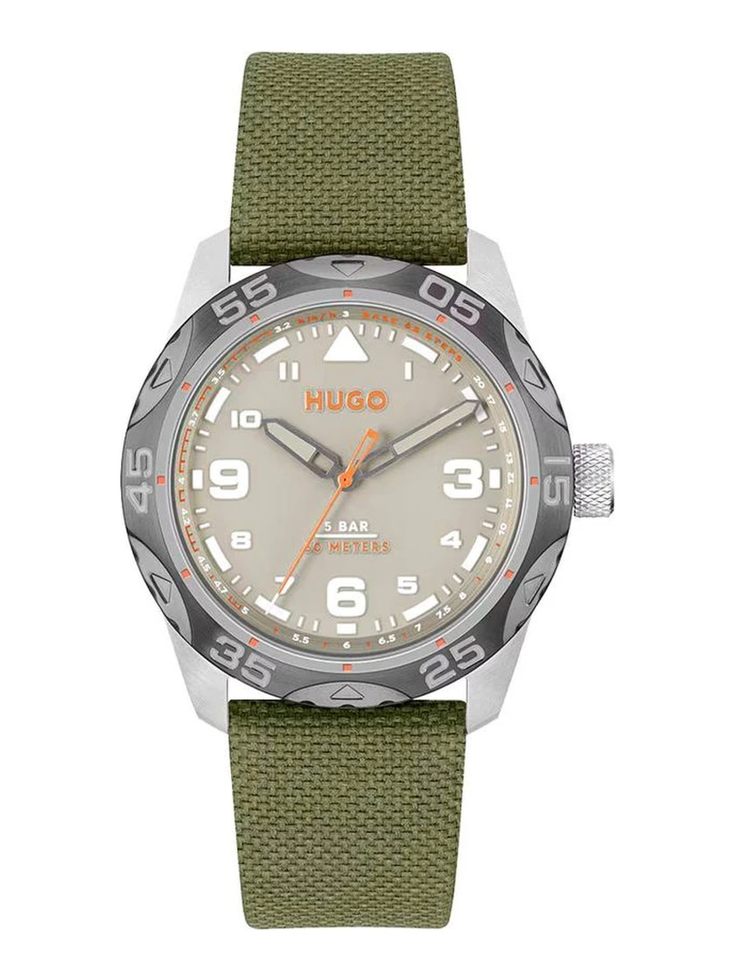 Bicolor Fabric Sport Watch