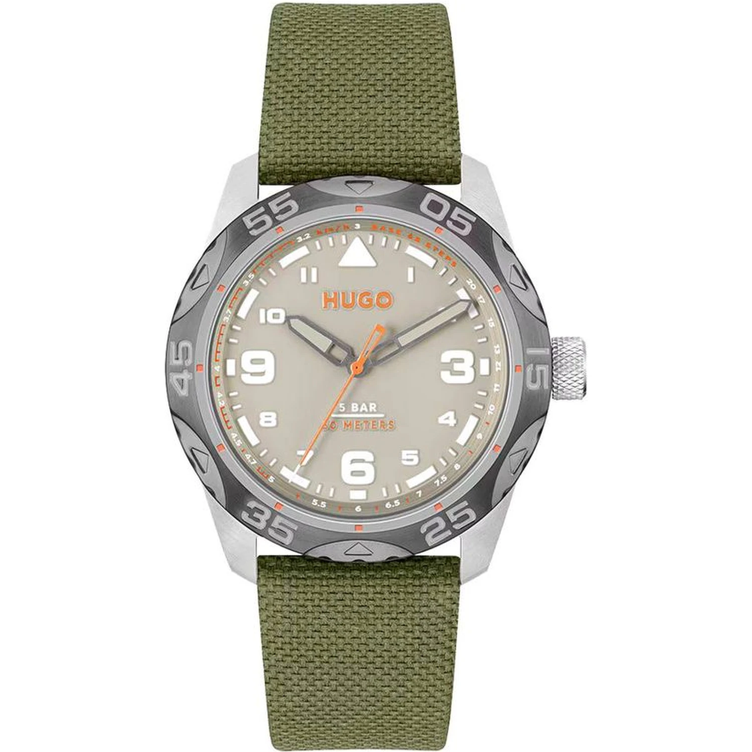 Bicolor Fabric Sport Watch